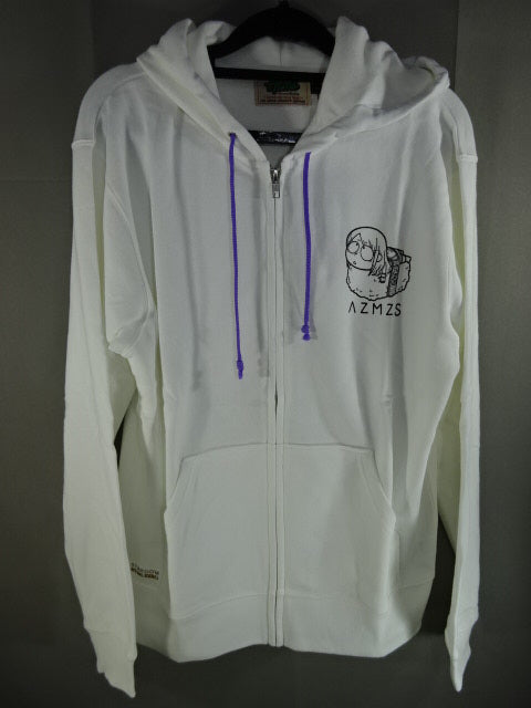 HTML ZERO3×STARDOM AZM collaboration hoodie (1)(White)