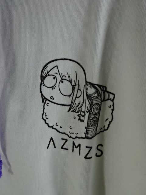 HTML ZERO3×STARDOM AZM collaboration hoodie (1)(White)