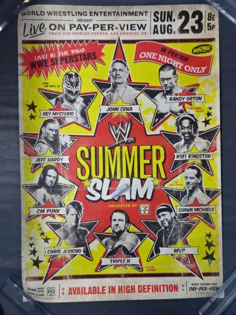 WWE SUMMERSLAM 2009 / サマースラム 2009 PPVフルサイズポスター