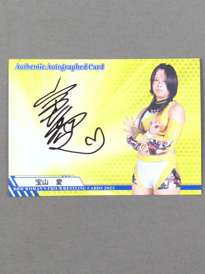 2023 BBM 宝山愛 公式サインカード