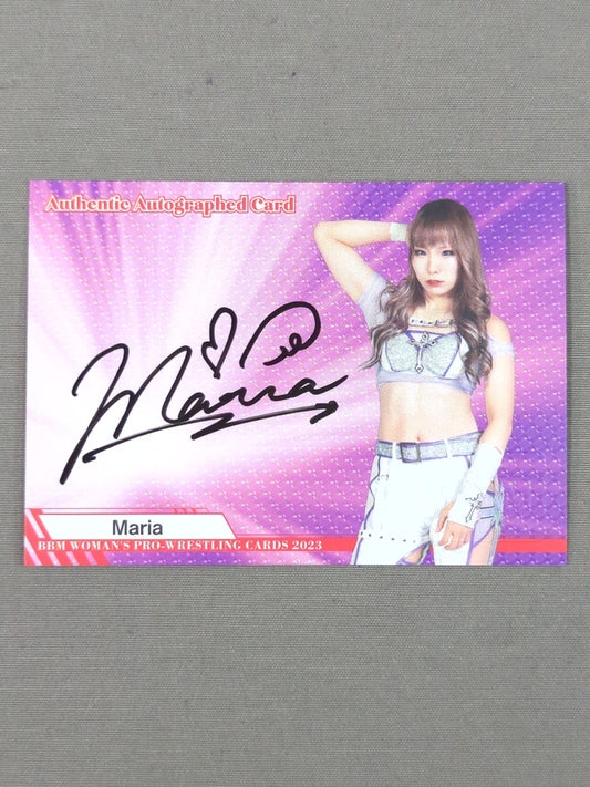 2023 BBM Maria 公式サインカード
