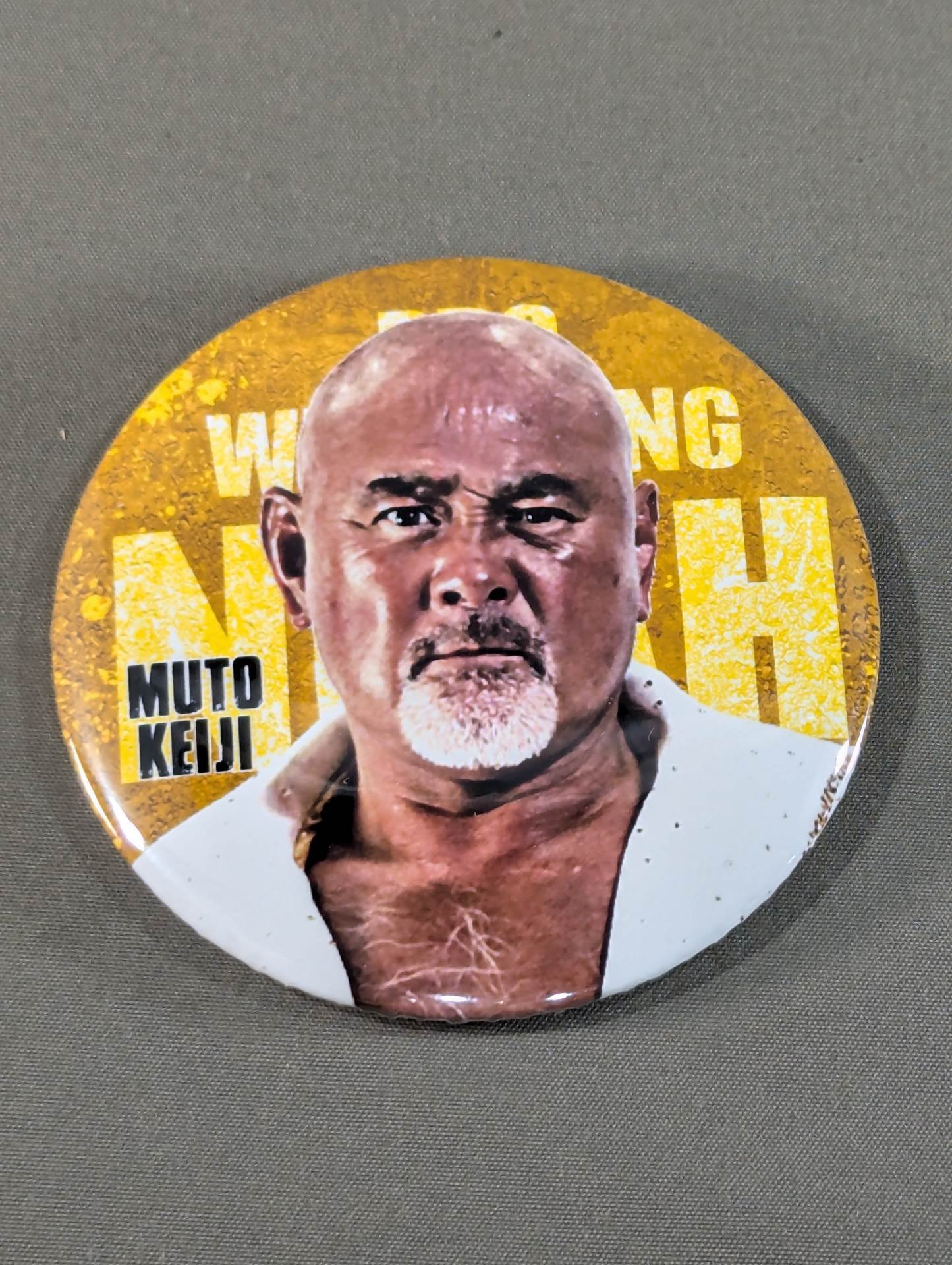 Muto Keiji  Trading PinBack button ①