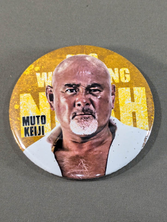 Muto Keiji  Trading PinBack button ①