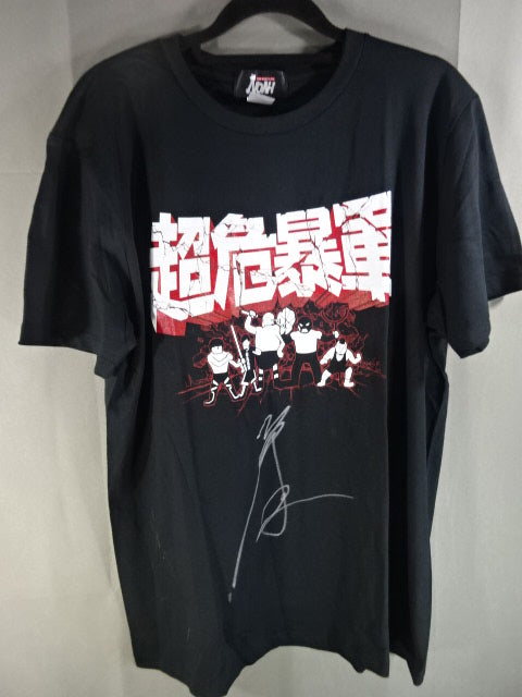 【拳王 直筆サイン入り】超危暴軍「BRING IT ON」Tシャツ