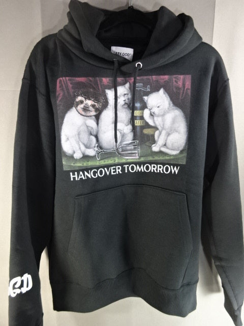 LAZY GOD(佐々木憂流迦ブランド) HANGOVERプルオーバーパーカー