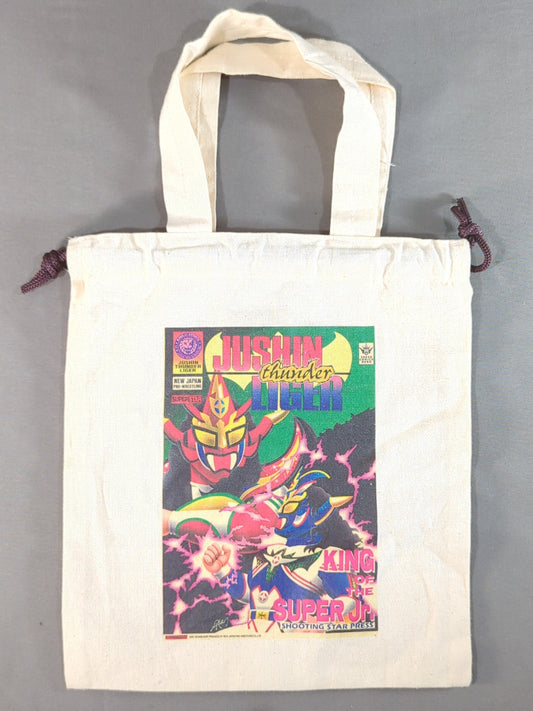 ★ Illustration ★ by Nagatoshi Sakai Jushin Thunder Liger  Drawstring Tote Bag