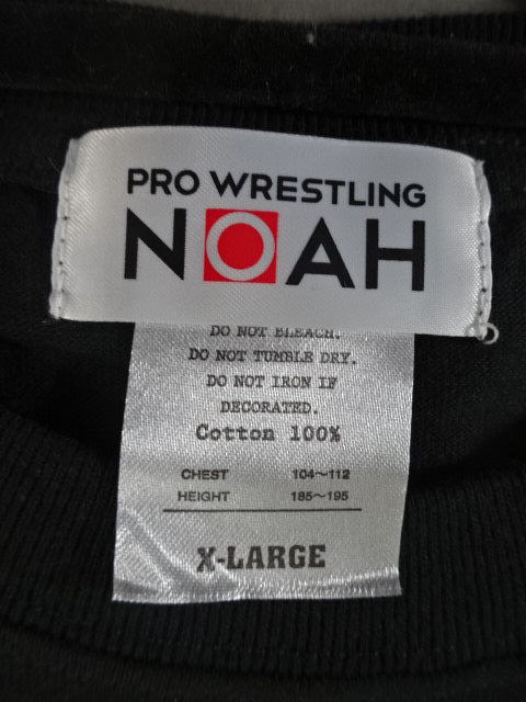 【2選手直筆サイン入り】NOAH 20th ロゴ Tシャツ