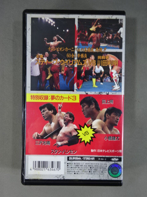 S・ウイリアムスvs川田 三冠統一ヘビー級選手権試合
