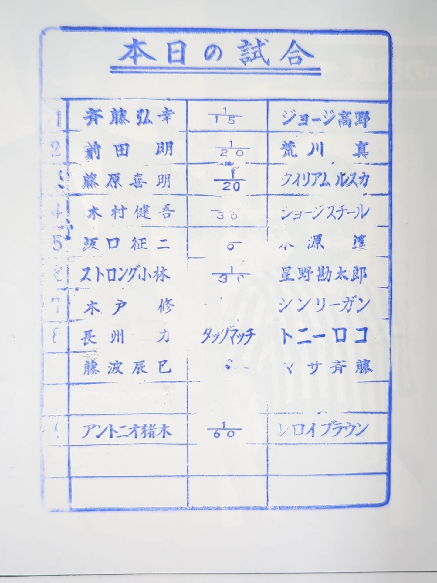 79サマーファイトシリーズ