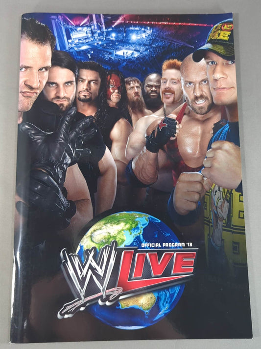 WWE LIVE OFFICIAL PROGRAM 2013