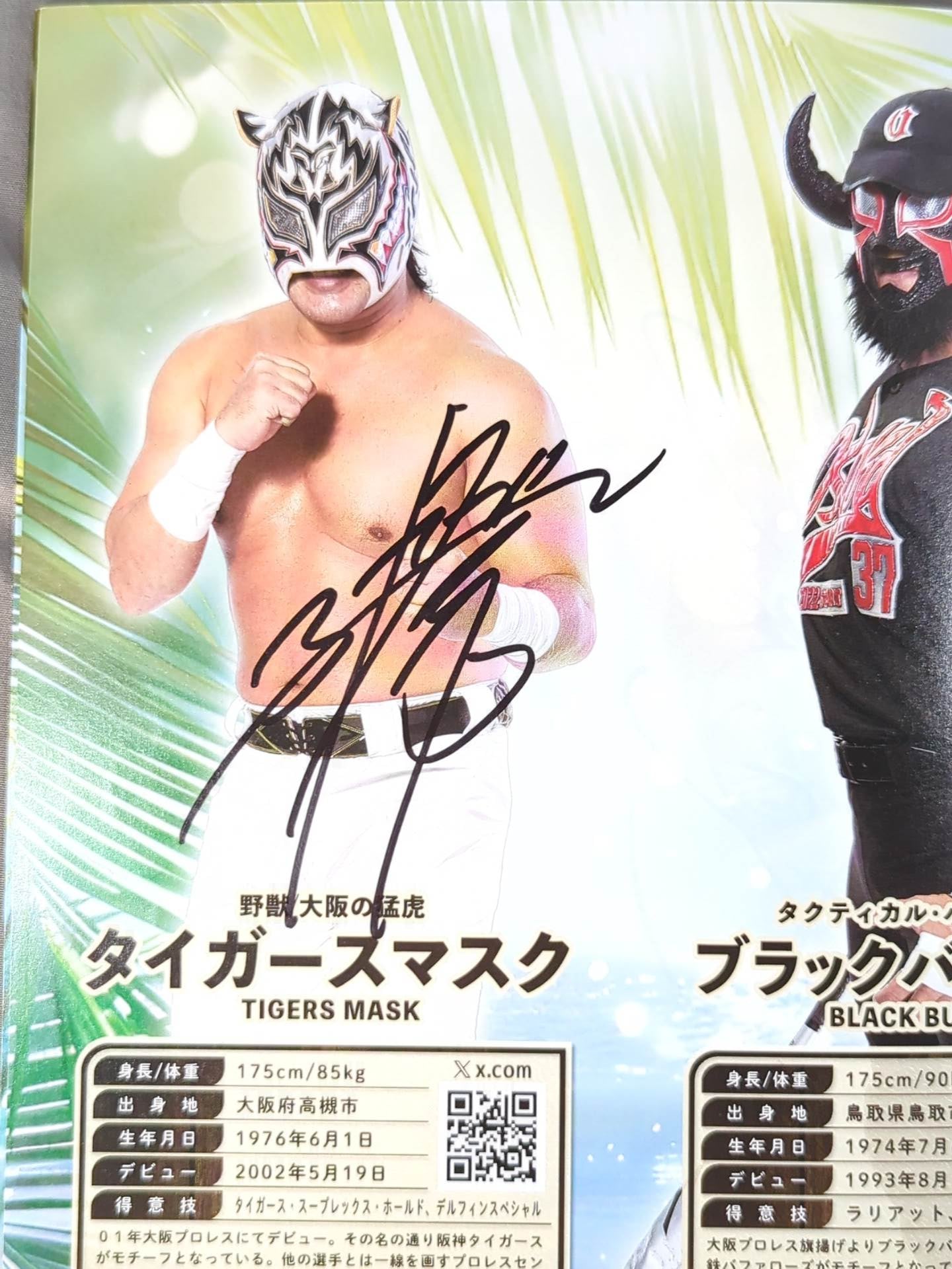 【7選手直筆サイン入り】大阪プロレス 公式パンフレットvol.10