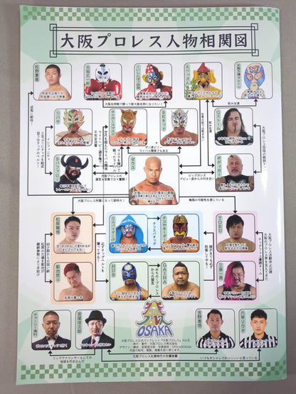【8選手直筆サイン入り】大阪プロレス 公式パンフレット vol.5