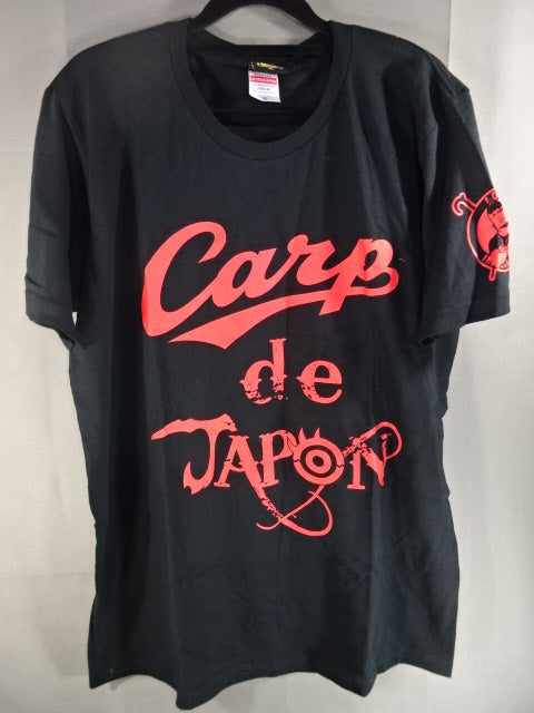 広島東洋カープ×内藤哲也コラボ Tシャツ①(ブラック×レッド