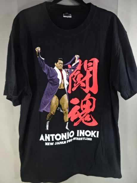 新日本プロレス50周年記念 アントニオ猪木 Tシャツ(リングコール)