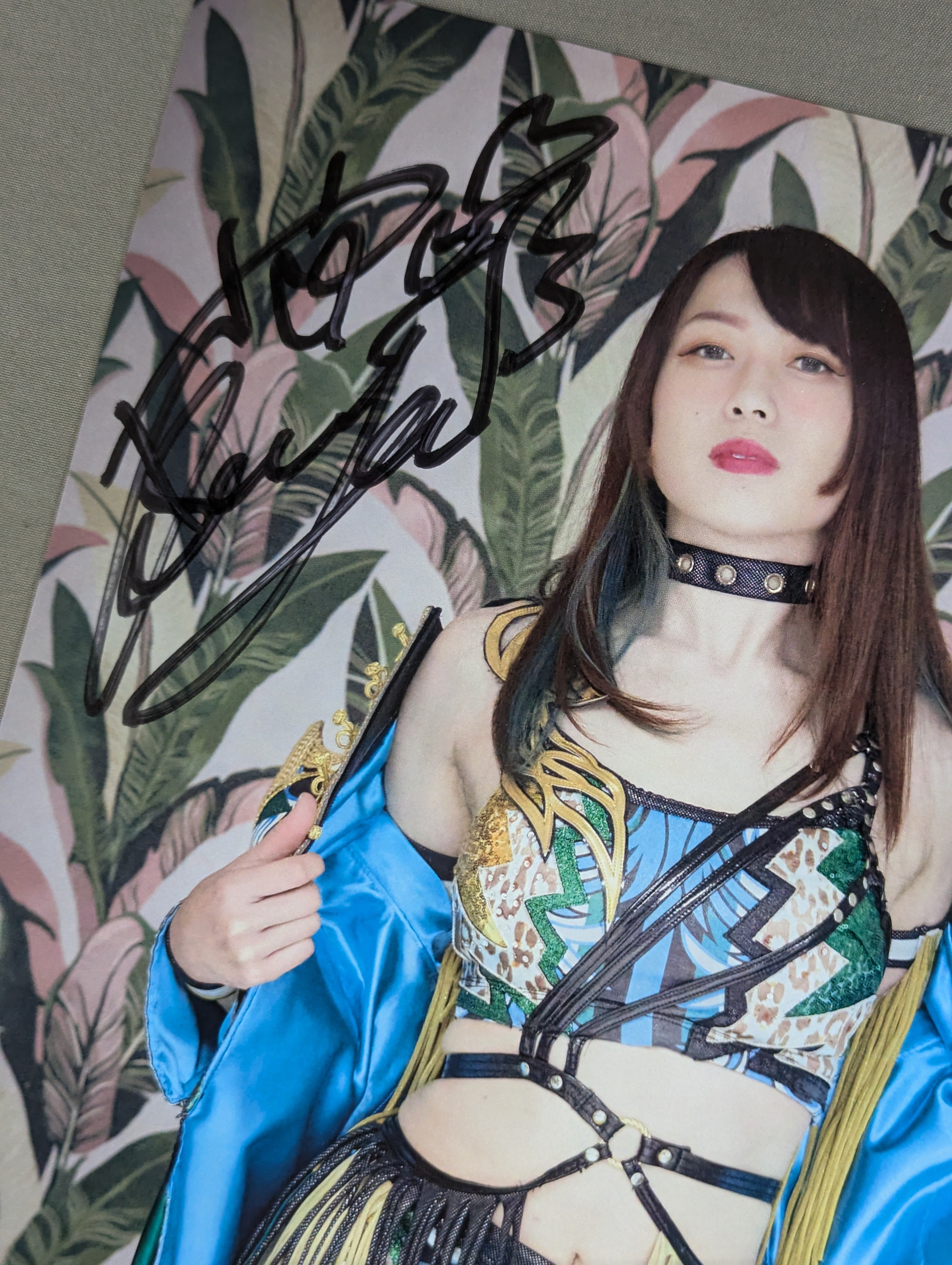 天咲光由 チェキ スターダム 女性ポートレート チェキ ポラロイド