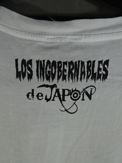 L・I・J 新日本学園 広く。 イラスト Tシャツ