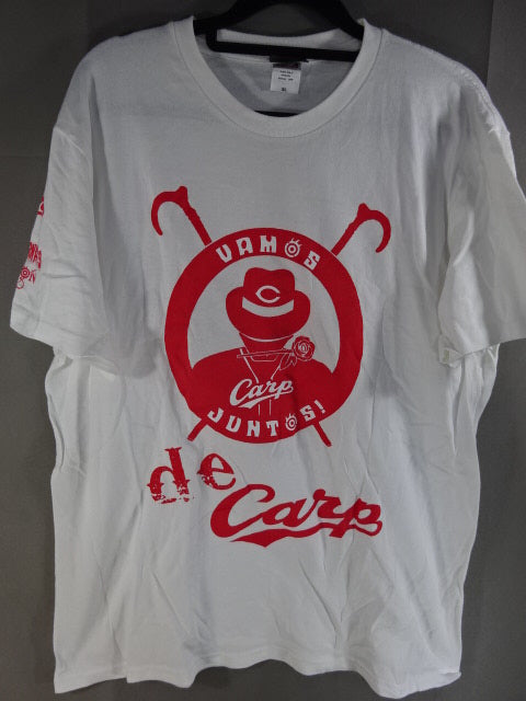 広島東洋カープ×内藤哲也「VAMOS JUNTOS!」Tシャツ①(ホワイト)