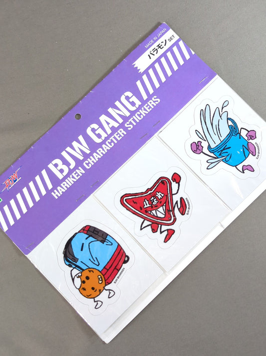 ★BJW GANG★ HARIKEN CHARACTER STICKERS (Brahmin Set)