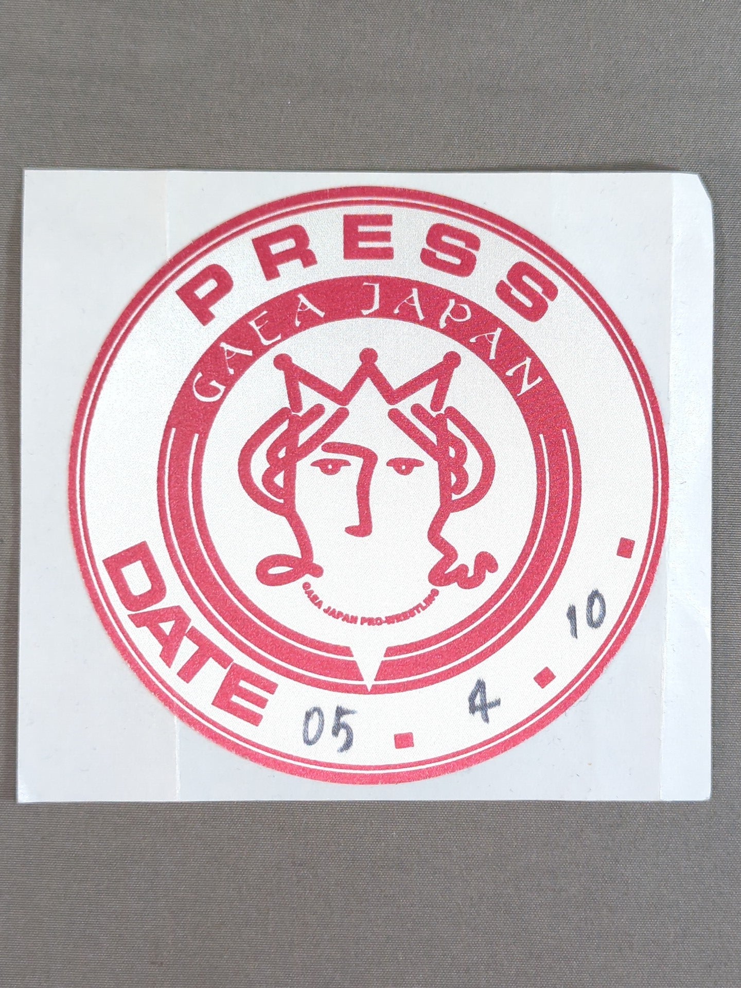 GAEA JAPAN "ETERNAL LAST SONG" [PRESS] PASS CARD
