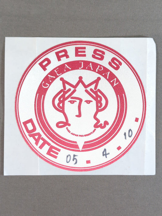 GAEA JAPAN "ETERNAL LAST SONG" [PRESS] PASS CARD