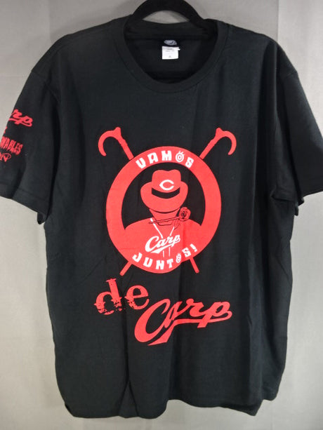広島東洋カープ×内藤哲也「VAMOS JUNTOS!」Tシャツ②ブラック)