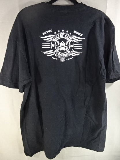 BULLET CLUB×ソルジャーチーム Tシャツ①(ブラック×ホワイト)