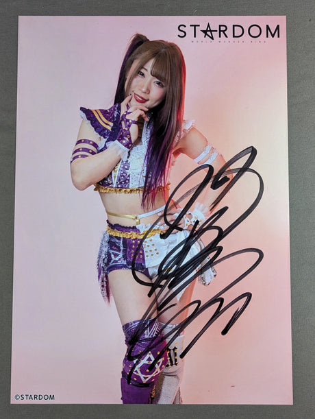 中野たむ 直筆サイン入り スターダムポートレート(V-5)