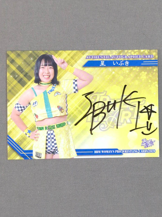 2020 BBM 星いぶき 公式サインカード