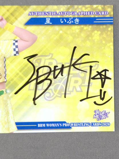 2020 BBM 星いぶき 公式サインカード