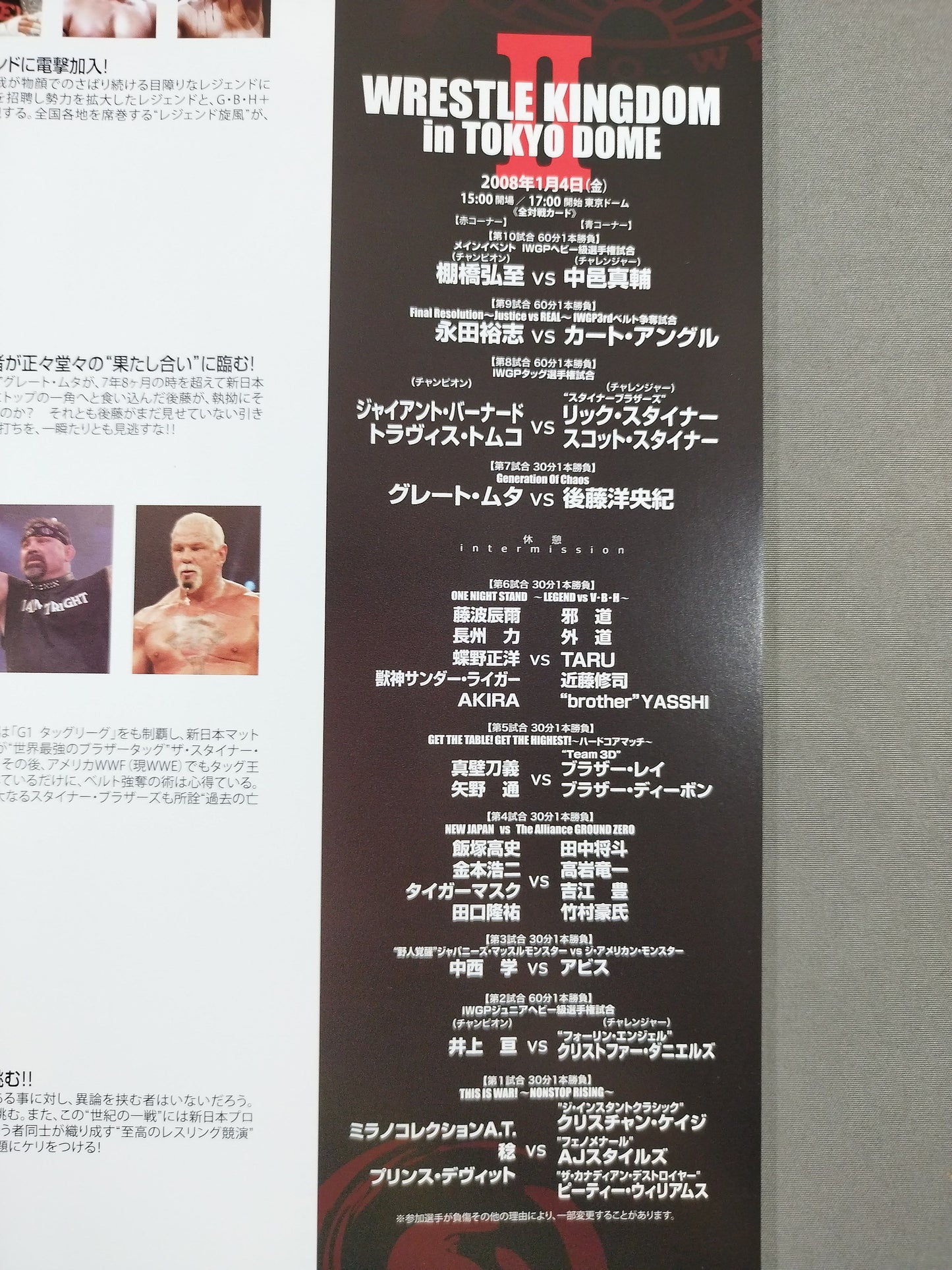 レッスルキングダム2 / WRESTLE KINGDOM Ⅱ