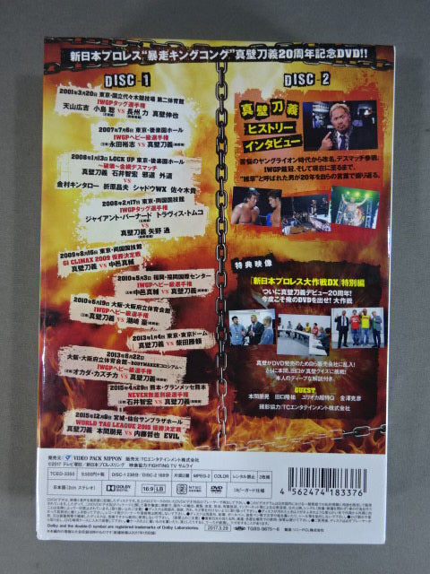真壁刀義 TOGI MAKABE 20th Anniversary DVD Togi Makabe 20th Anniversary DVD – 闘道館