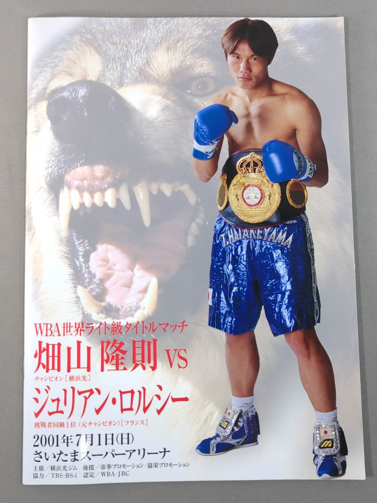 【WBA世界ライト級タイトルマッチ】畑山隆則vsロルシー