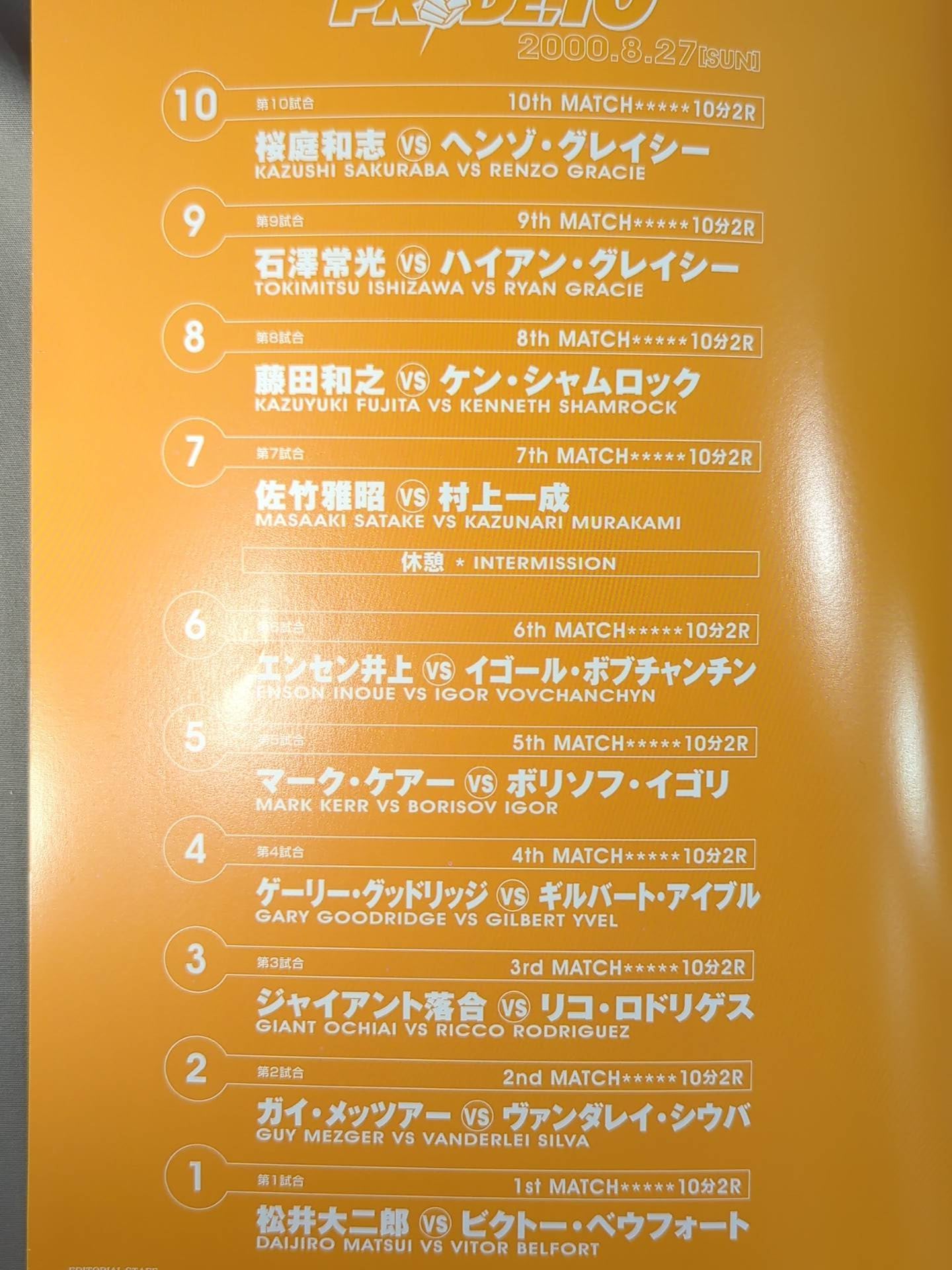 ☆桜庭和志vsヘンゾ・グレイシー☆ PRIDE.10 – 闘道館