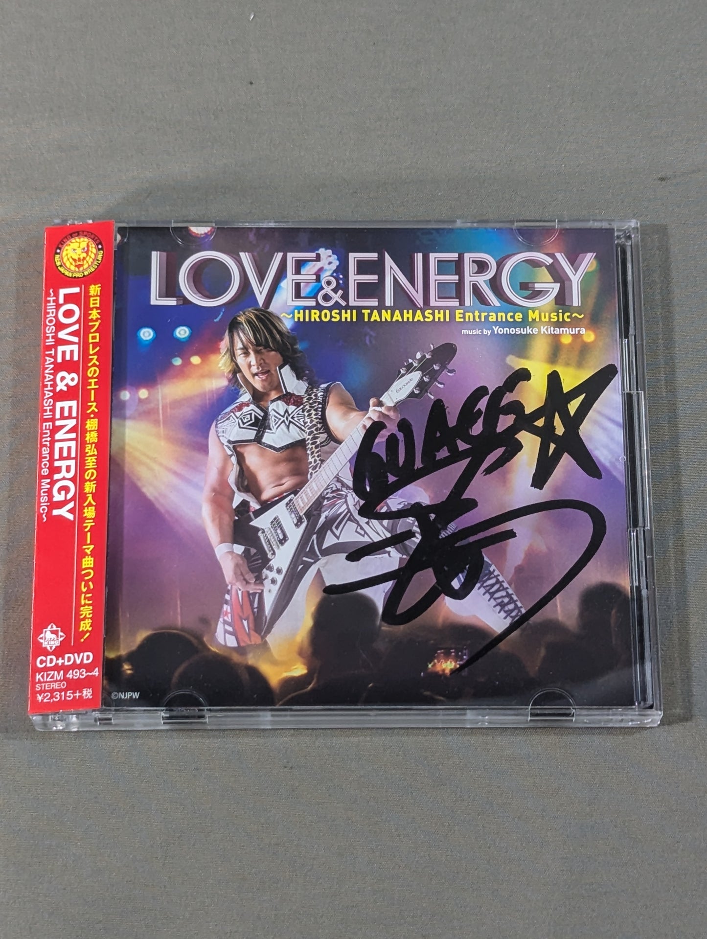 【直筆サイン入り】LOVE & ENERGY ～Hiroshi Tanahashi ENTRANCE MUSIC～