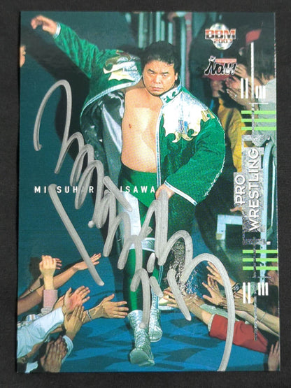 2003 BBM Mitsuharu Misawa  Official autographed card 