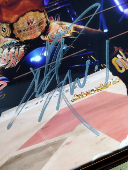 ★W-1 Champion ★ Muto Keiji  hand signed autograph Commemorative Photo Frame