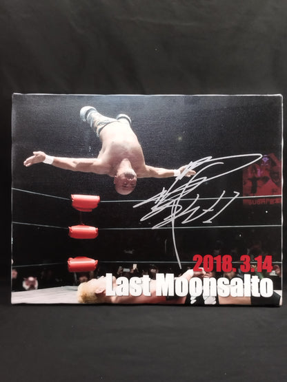 Muto Keiji  hand signed autograph  Canvas Photo Panel