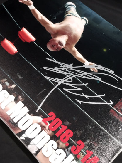 Muto Keiji  hand signed autograph  Canvas Photo Panel
