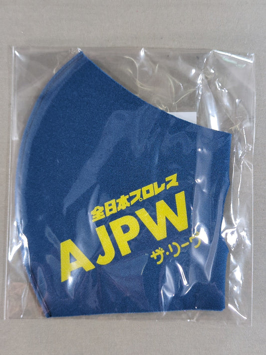 All Japan Pro Wrestling × Reeve "AJPW" Original Mask (Navy × Yellow)