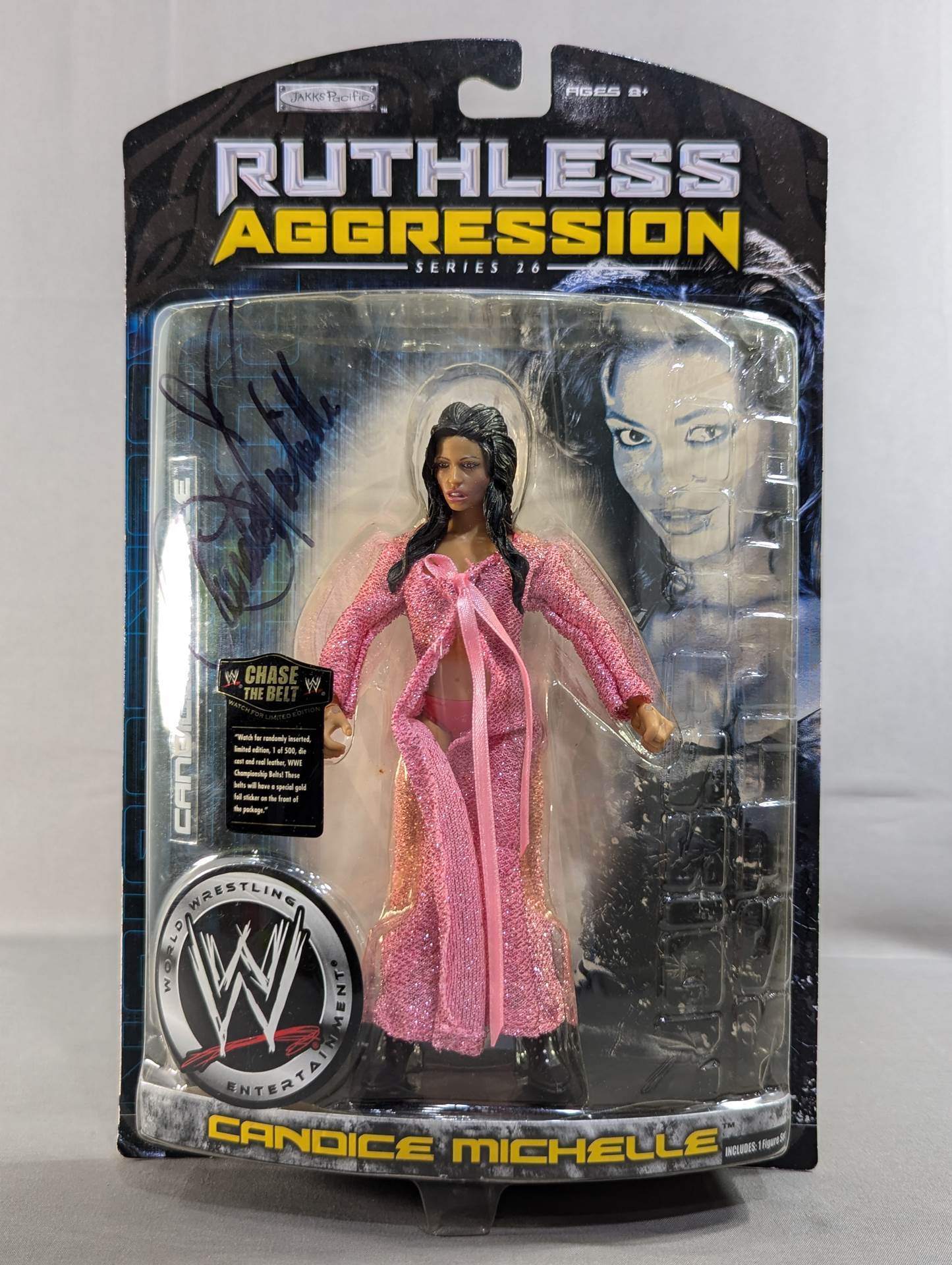 【hand signed autograph】  Candace Michelle (Pink Gown)