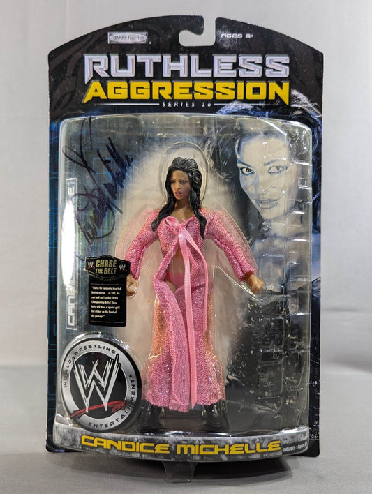 【hand signed autograph】  Candace Michelle (Pink Gown)