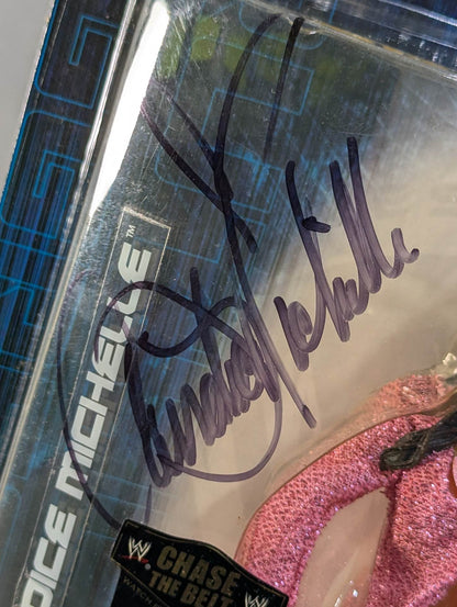 【hand signed autograph】  Candace Michelle (Pink Gown)