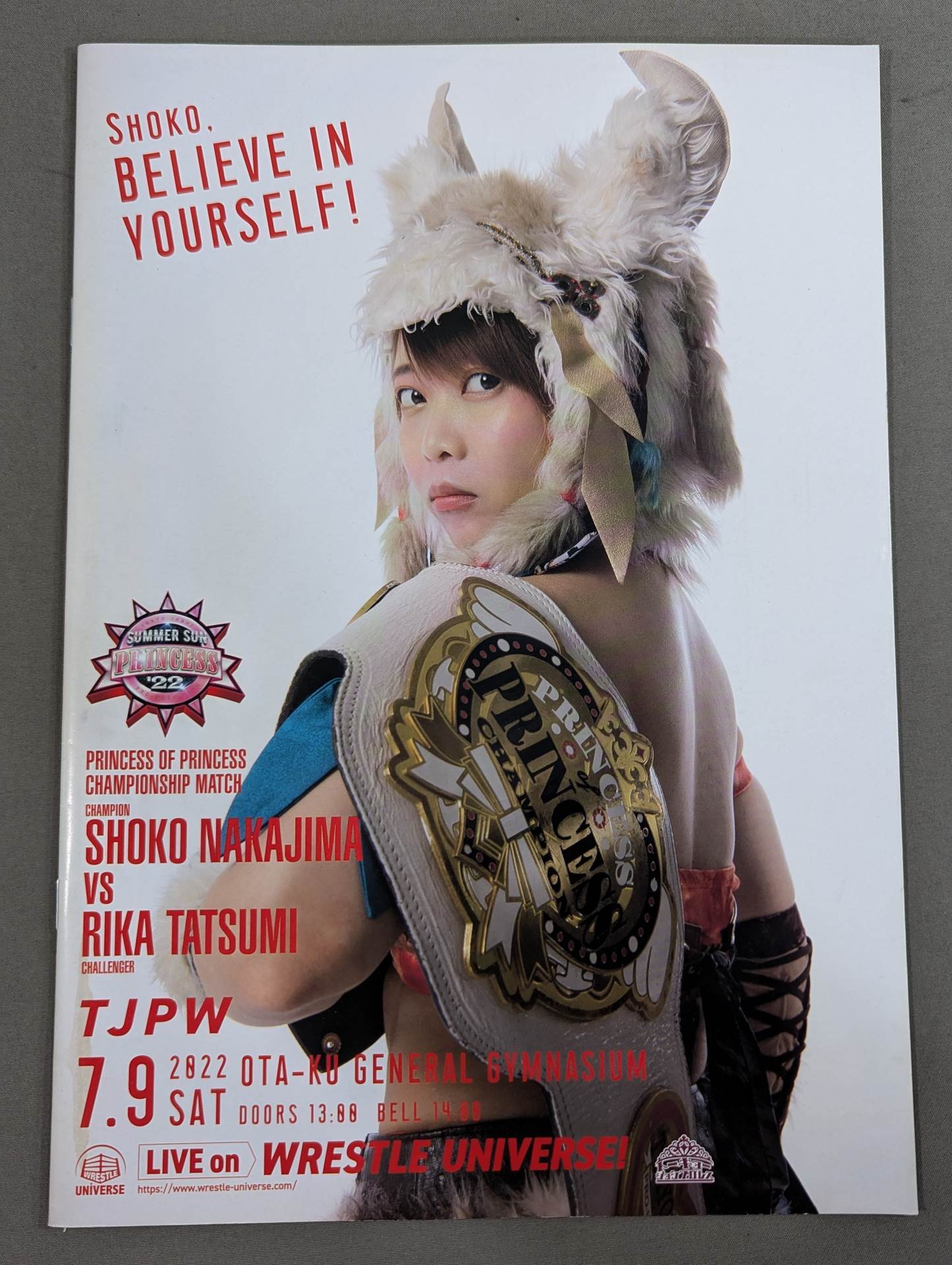 【Rika Tatsumi  hand signed autograph 】 TJPW 2022 not sold in stores Pro-Photo book