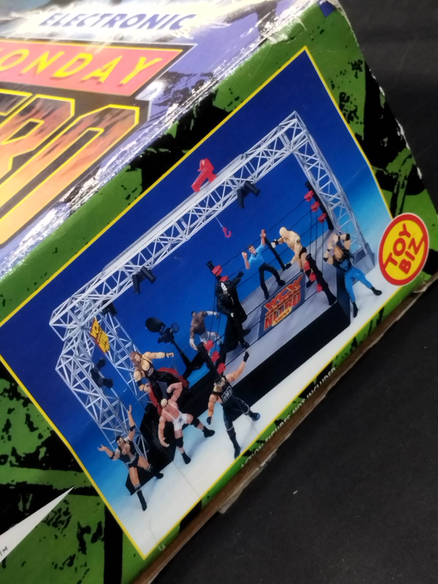 引退品　WWE WCW フィギュア用　リング　バックステージ　セット 引退品 WWE WCW フィギュア用 リング バックステージ セ