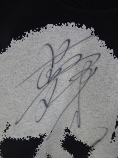 【hand signed autograph】 Atsushi Onita  JADO T-shirt (1) (Black)