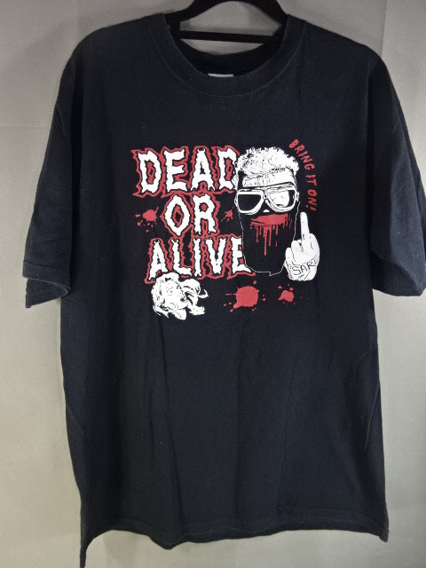【レビューで送料無料】 OR DEAD 葛西純 ALIVE. 闘道館 – Tシャツ スポーツ選手