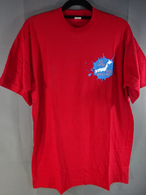 Big Japan Pro Wrestling  Logo T-shirts(1)( Red)