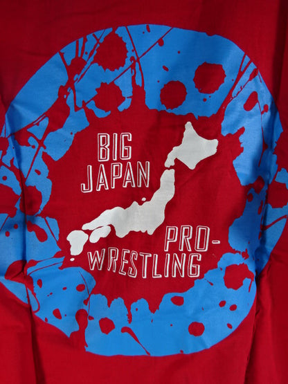 Big Japan Pro Wrestling  Logo T-shirts(1)( Red)
