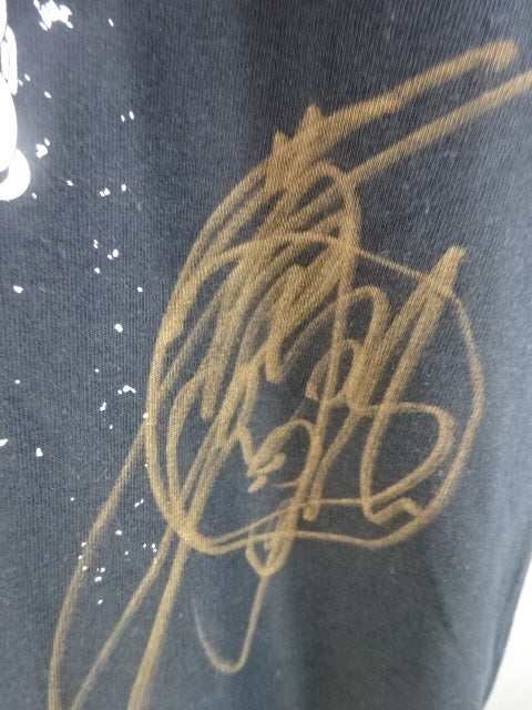【2 hand signed autographs 】045邪猿気狂's(Jun Kasai &Jaki Numazawa ) SHOW NO MERCY T-shirt