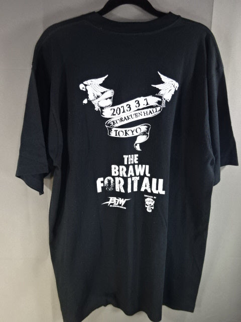 【2 hand signed autographs 】045邪猿気狂's(Jun Kasai &Jaki Numazawa ) SHOW NO MERCY T-shirt